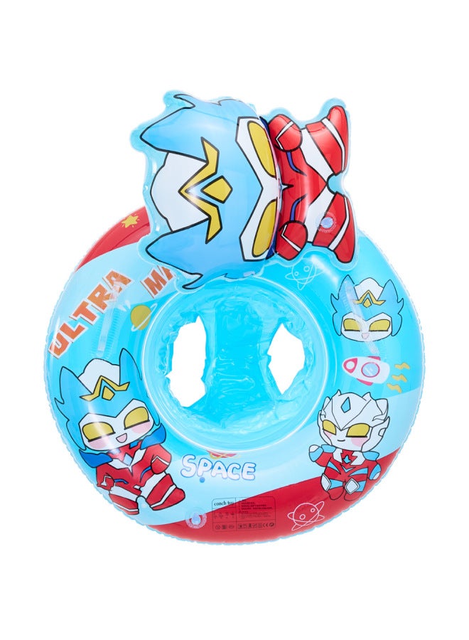 general INS Children's Swimming Ring Thickened Cute Dinosaur Pants Ring Baby Seat Ring Sponge Base Ring With Handle-Outer Diameter After Inflation:Suitable For 1-4 Years Old Use-Inside Diameter After Inflat - Image 1