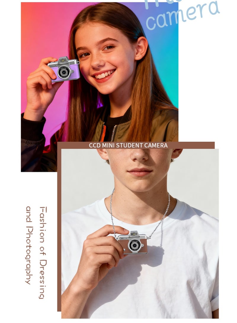 كاميرا ألعاب للأطفال، كاميرا تصوير للأطفال، كاميرا بشاشة قابلة للطي تعمل بالإبهام، كاميرا صغيرة لتصوير الفيديو، أفضل هدية لعيد الميلاد وأعياد الميلاد والمهرجانات للأطفال، كاميرا رقمية محمولة لتسجيل الأنشطة الرياضية للأطفال مع حزام للرقبة، مناسبة للبنات والأولاد من سن 3 إلى 18 عامًا. - Image 5