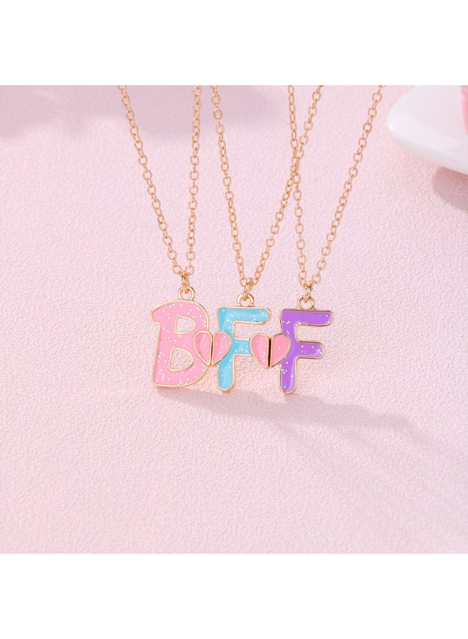 Korean-style Sweet And Simple Heart-shaped Magnetic Necklace For Children With Sequin Heart-shaped Alloy Pendant, Unique Creative Design, Fashionable