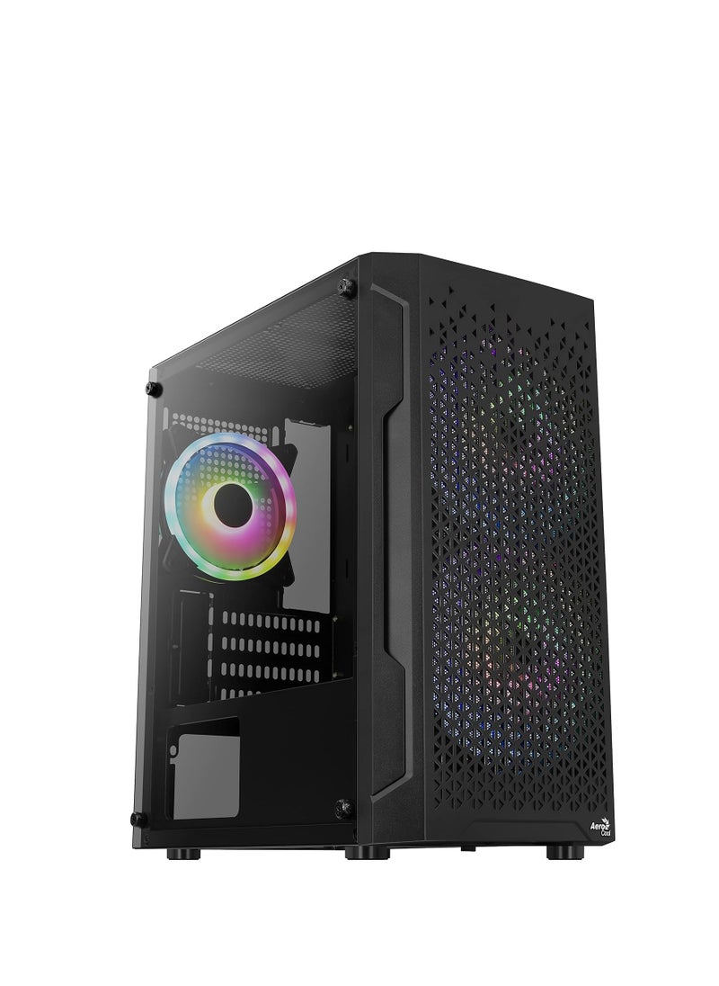 AirCool - Aerocool Trinity Mini G-BK-v3 Tower Case - Black - Image 1