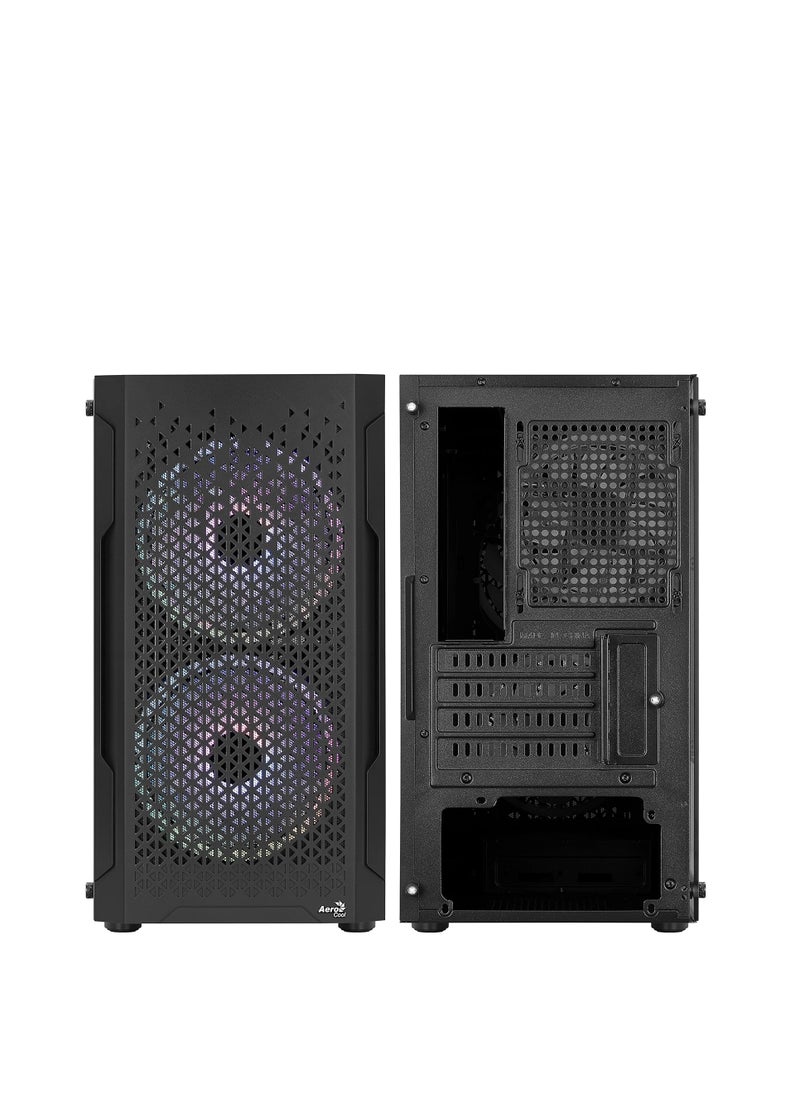 AirCool - Aerocool Trinity Mini G-BK-v3 Tower Case - Black - Image 1