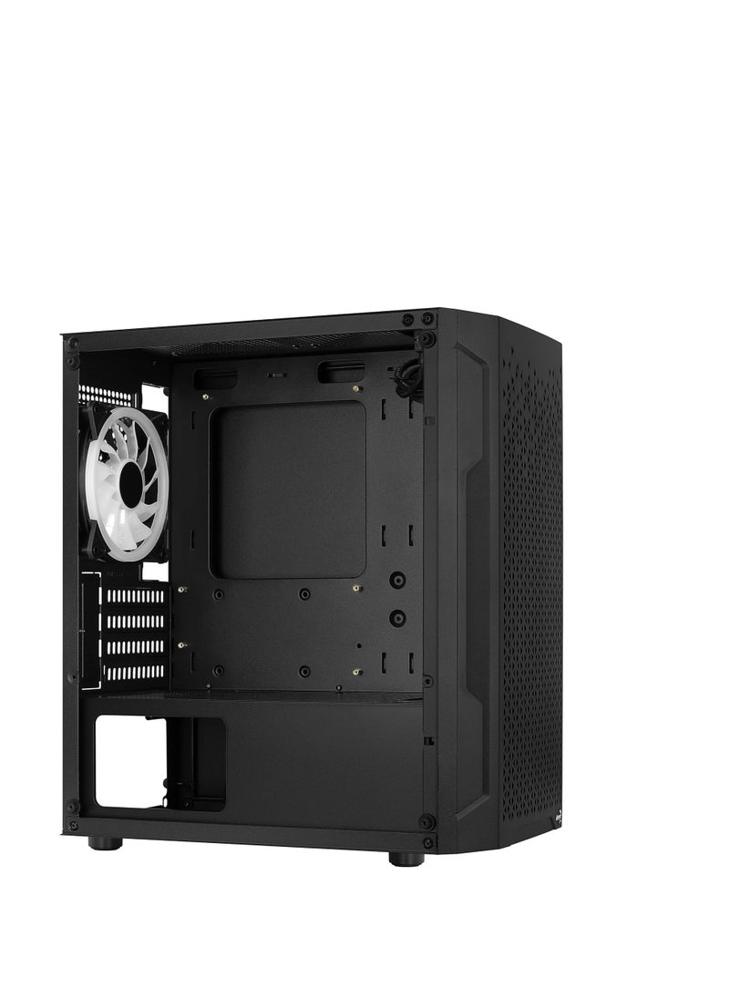AirCool - Aerocool Trinity Mini G-BK-v3 Tower Case - Black - Image 1