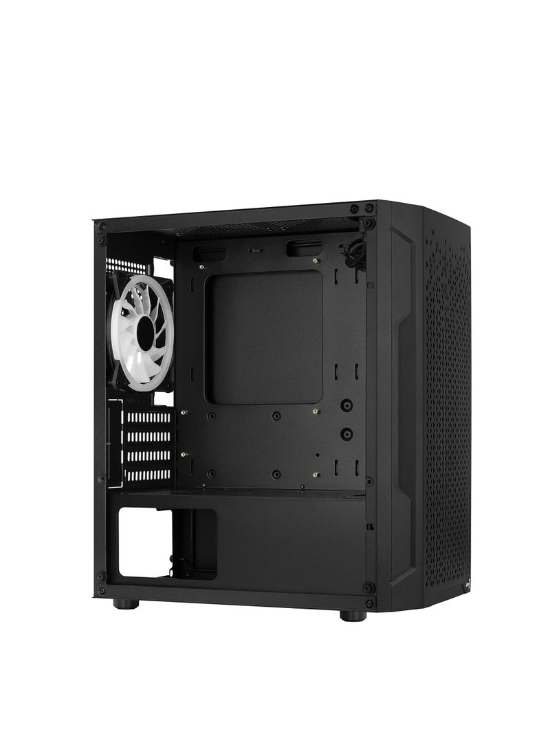AirCool - Aerocool Trinity Mini G-BK-v3 Tower Case - Black - Image 1