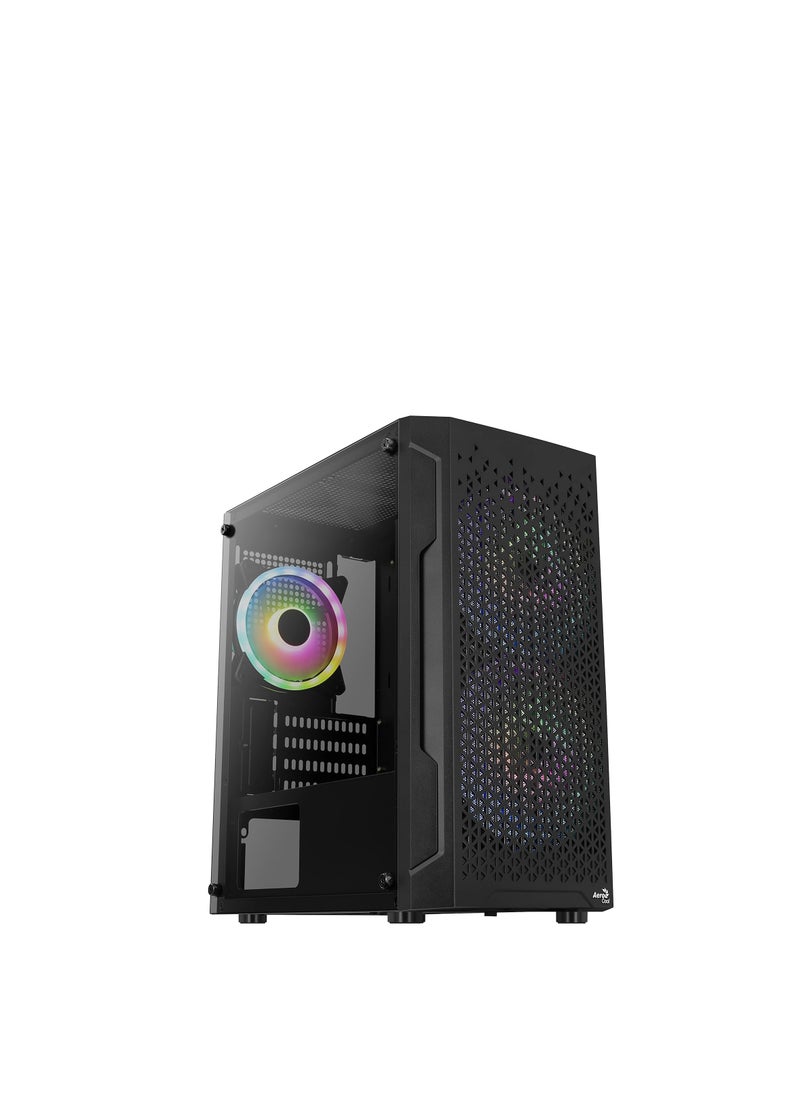 AirCool - Aerocool Trinity Mini G-BK-v3 Tower Case - Black - Image 1