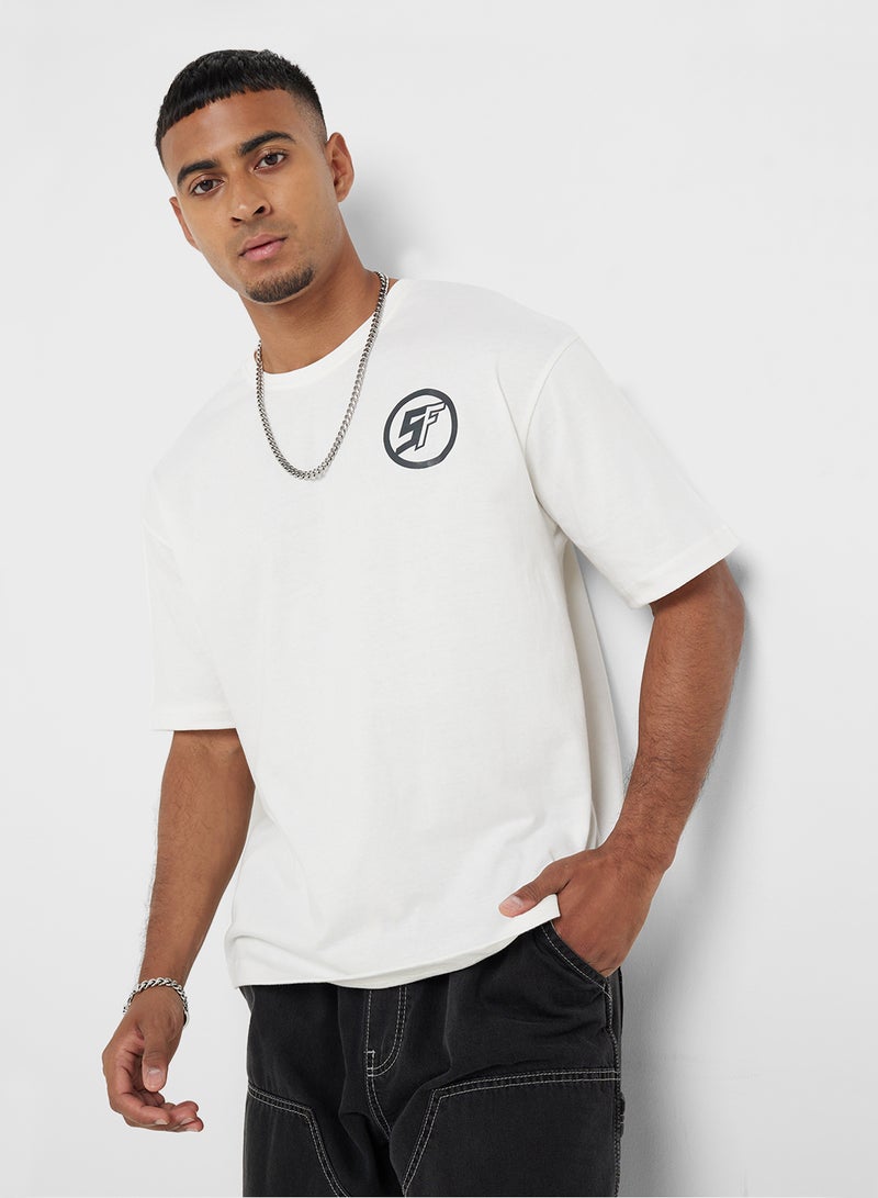 سفنتي فايف تيشيرت أوفر سايز برسومات - Image 2