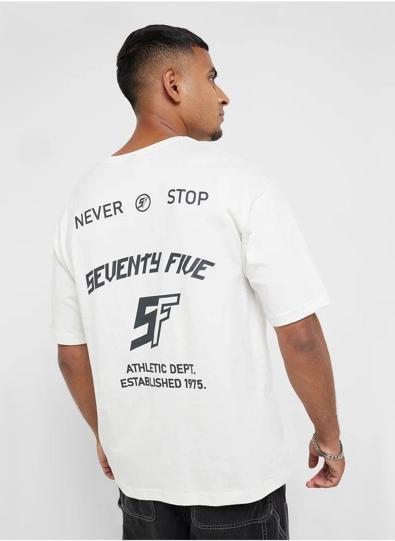 Seventy Five Oversized Graphic T-Shirt