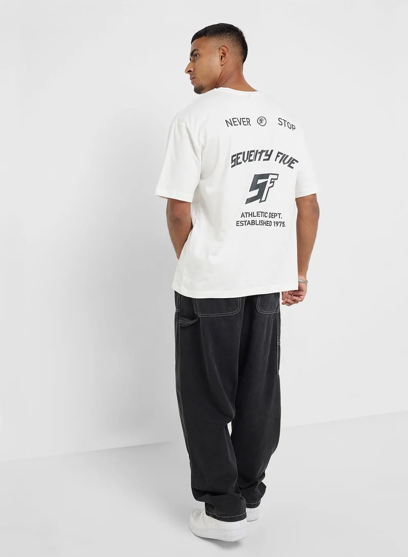 Seventy Five Oversized Graphic T-Shirt