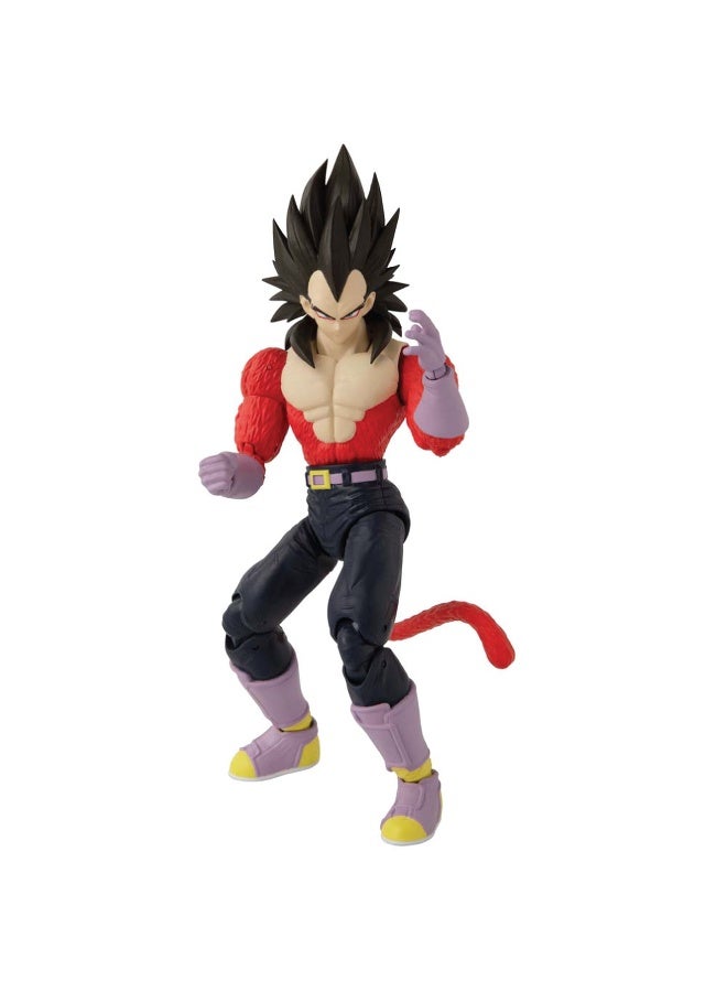 Bandai Dragon Ball Stars Super Saiyan 4 Vegeta 6.5-Inches | Collectible Action Figure | Display Figure | Interchangeable Hands | Perfect Gift for Collectors, Manga & Anime Lovers! - Image 2