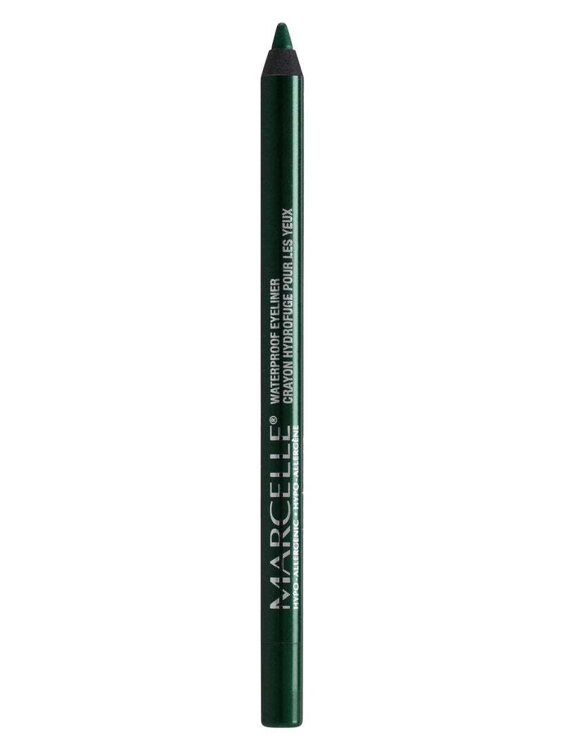 Marcelle Waterproof Eyeliner, Metal Green, Eye Pencil, Creamy Formula, Long-Lasting, Waterproof, Smudge-Proof, Fragrance-Free, Hypoallergenic, Cruelty-Free, 0.04 Oz. - Image 1