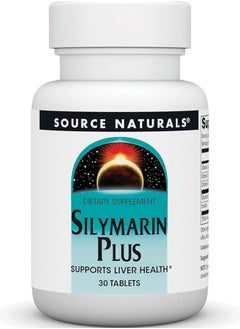 SOURCE NATURALS Silymarin Plus 30 Tablets Supports Liver Health Detoxification 