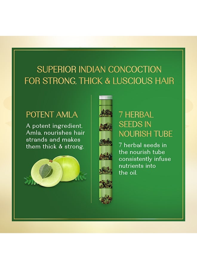 Herbsindia Amla And 7 Herbal Seeds Hair Oil With Nourish Tube 280ml - Image 3