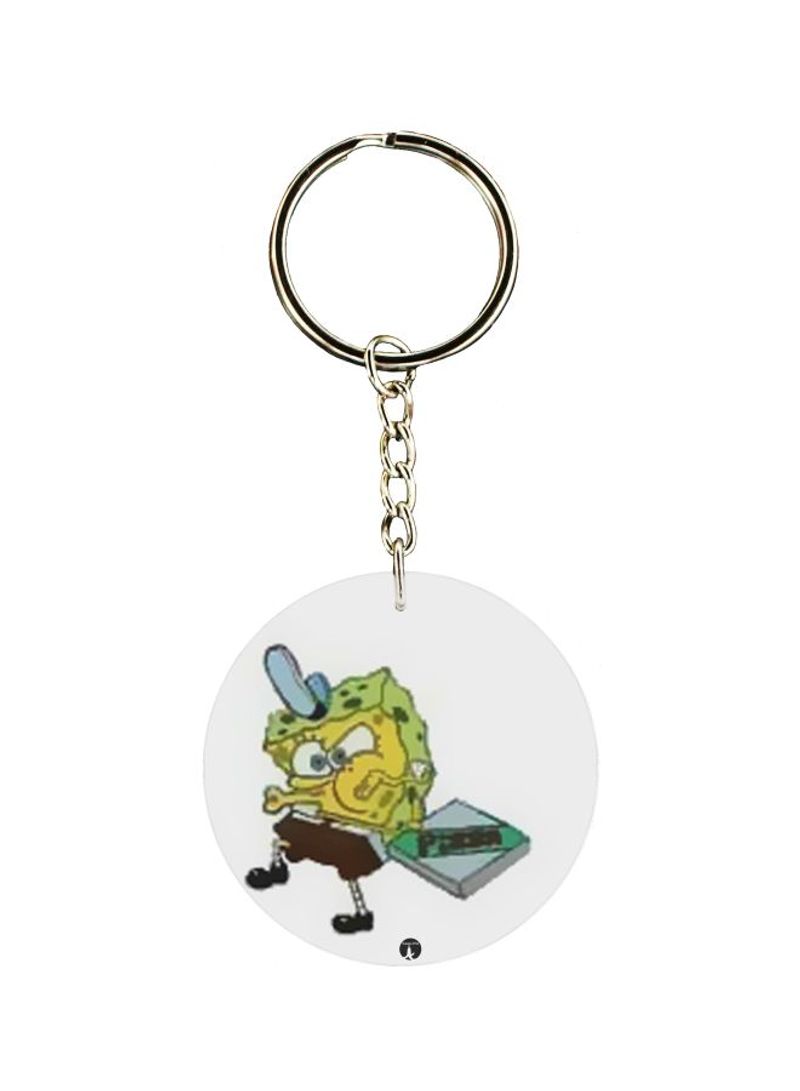 Cartoon Printed Keychain