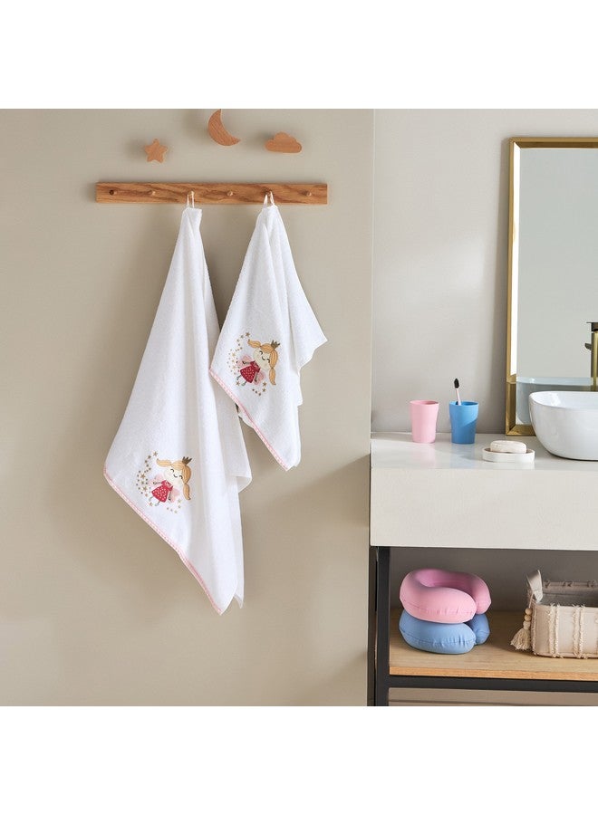 Home Box Grace Meadows Fairy Turkish Cotton Kids Hand Towel 50 x 80 cm  - Image 4