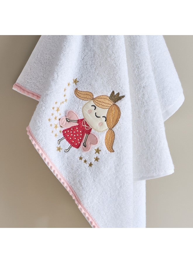 Home Box Grace Meadows Fairy Turkish Cotton Kids Hand Towel 50 x 80 cm  - Image 3
