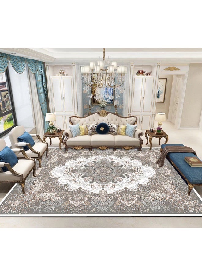 SMART HOME Ceramic carpets, excellent velvet rug, padded and soft to the touch, with beautiful 3D patterns made of high-quality materials, nano seating mattress, size 3X4 meters - Image 1