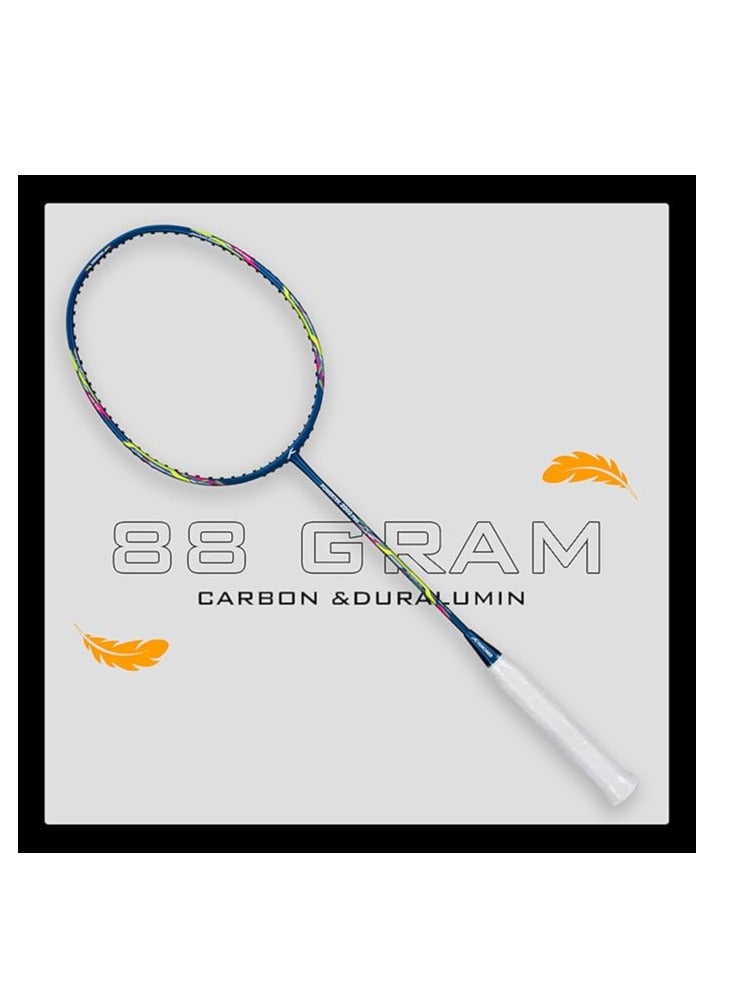 HUNDRED Powertek 2000 PRO Badminton Racquet with Full Cover | Size: Standard | Grip Size: G6 | Strung | Material: Graphite | For Intermediate Players | Weight: 90 grams | Maximum String Tension - 22-24lbs - Image 2