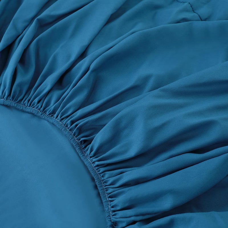 Homestic Single Bed Mattress ProtectorBed Protecter with Elastic 120x200 CM (Blue) - Image 4