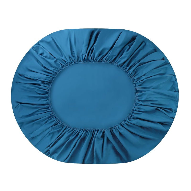 Homestic Single Bed Mattress ProtectorBed Protecter with Elastic 120x200 CM (Blue) - Image 2