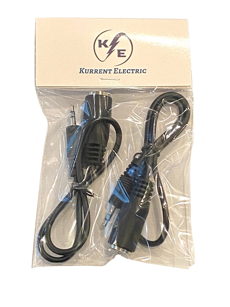 Kurrent Electric (2 Pack of Type-A MIDI to 3.5mm Adapter 14" Inch Cable - Image 3