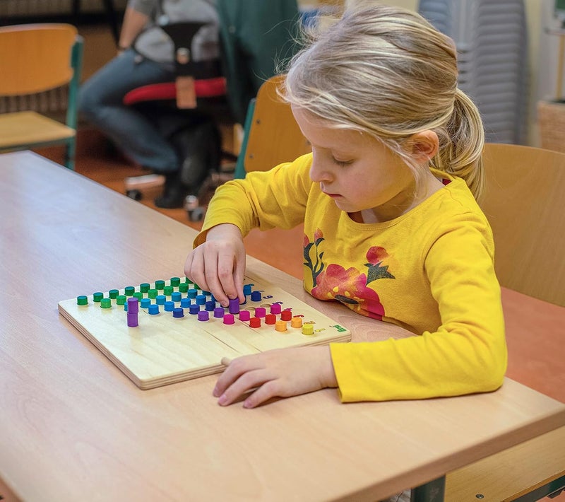 Erzi Educational Game Wooden Counting Board - Learning Material for Understanding Numbers 1 to 10 - Image 4