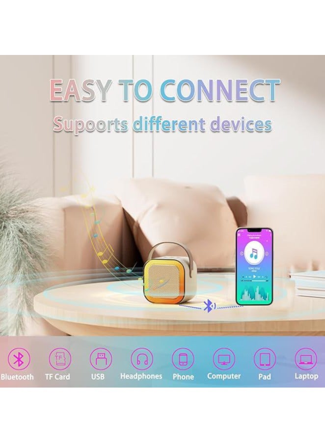 Kids Karaoke Microphone Machine Wireless Mini Portable Bluetooth Speaker Music Toys Fun Birthday Gifts for Girls, Boys & Toddlers for Singing Birthday - Image 3