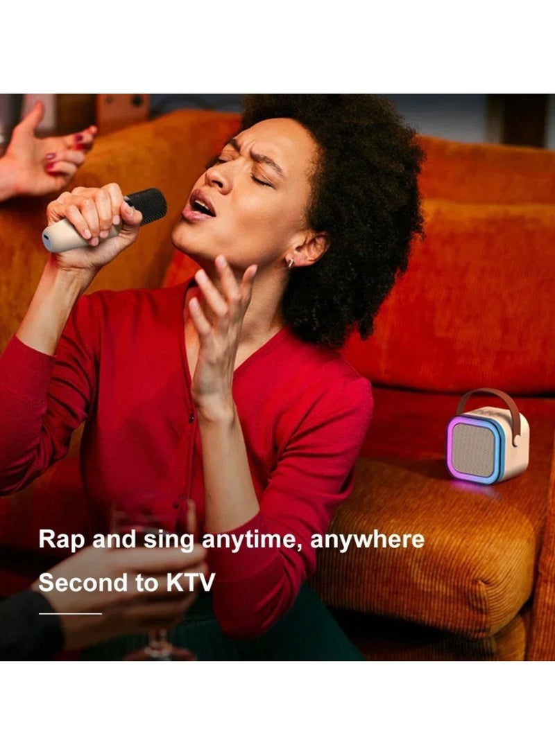 Kids Karaoke Microphone Machine Wireless Mini Portable Bluetooth Speaker Music Toys Fun Birthday Gifts for Girls, Boys & Toddlers for Singing Birthday - Image 2