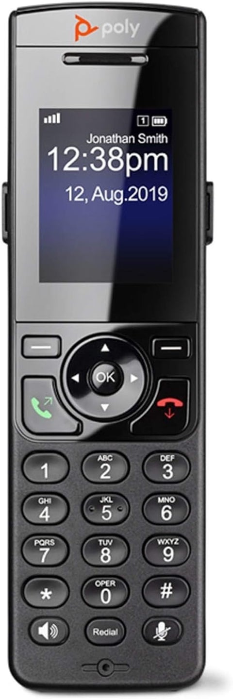 Poly  VVX D230 DECT Cordless Handset Polycom  Wireless DECT Phone Handset Accessory 2 Color LCD Display