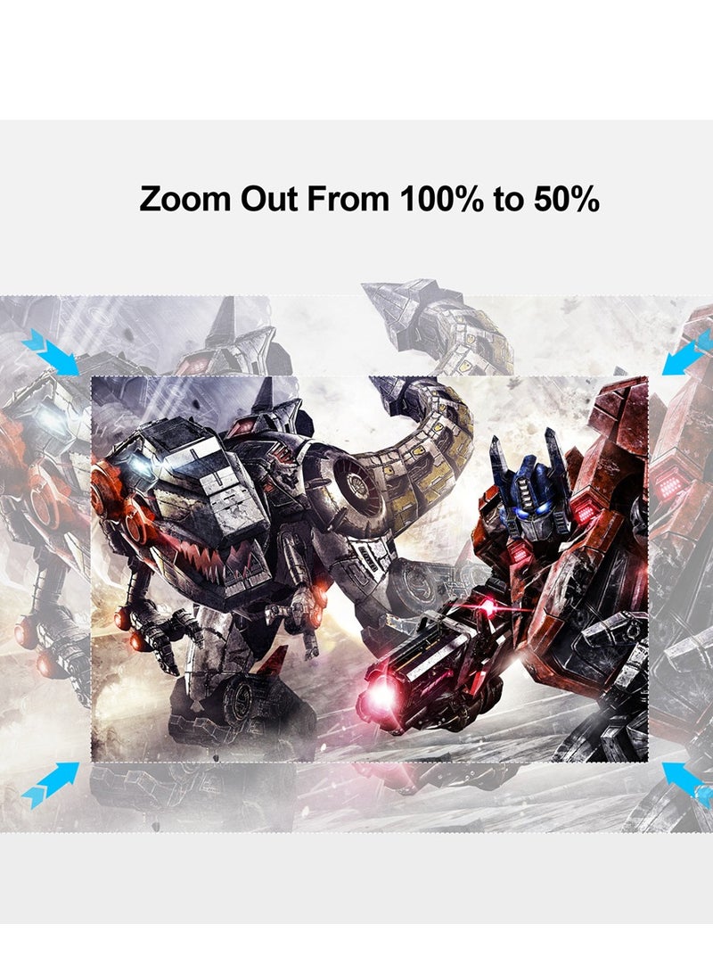 Projector M20 - Portable Mini High-Definition Short-Focus Projector with Wireless WiFi6 and Compatible with Mobile Devices for Screen Sharing  - Image 4