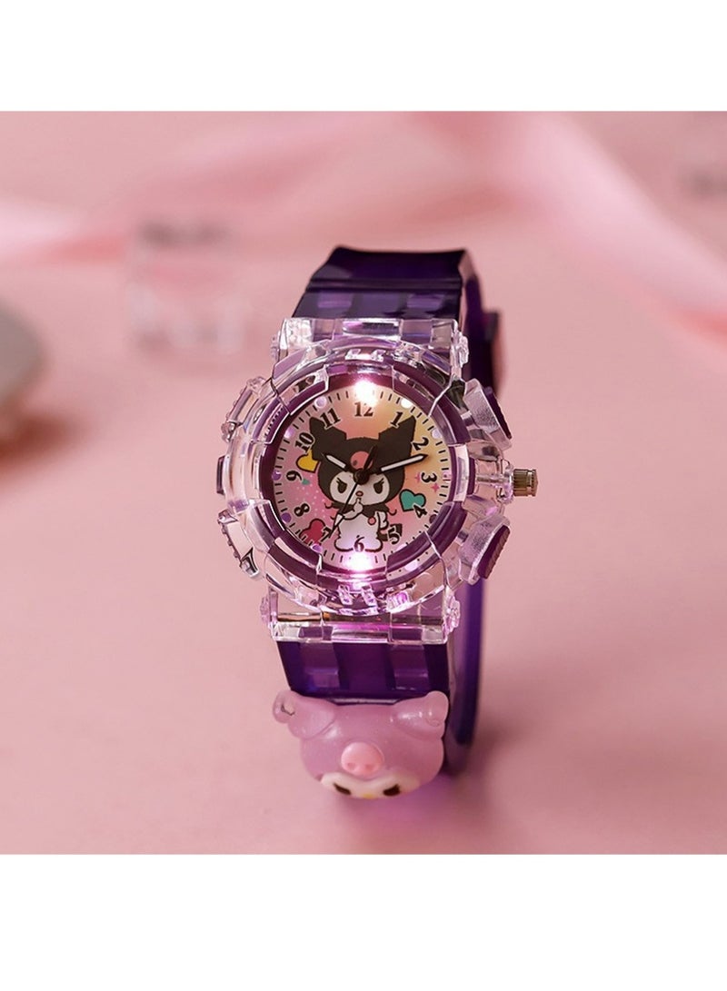Haoyou 2 Pcs Kids Watches,3D Lovely Cartoon Digital Sport Watch Silicone Wristwatches Best Gift for 3-11 Year Old Girls Boys,Time Teaching Easy to Read Time Clearly at Night - Image 5
