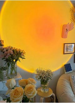 Lemon Sunset Lamp Projection, 16 Colors Sunset Light, Color Changing Lamp with Remote, Atmosphere Night Light Floor Lamp for Photography Party Home Decor  - Image 2