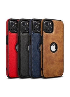 Mikki iPhone 15 Pro Max Case, Vegan Leather Protective Case for Apple iPhone 15 Pro Max, Luxury, Elegant and Beautiful Design Cover, Non-Slip Vintage Looking Perfect Stitching Leather Case (Royal Blue)  - Image 2