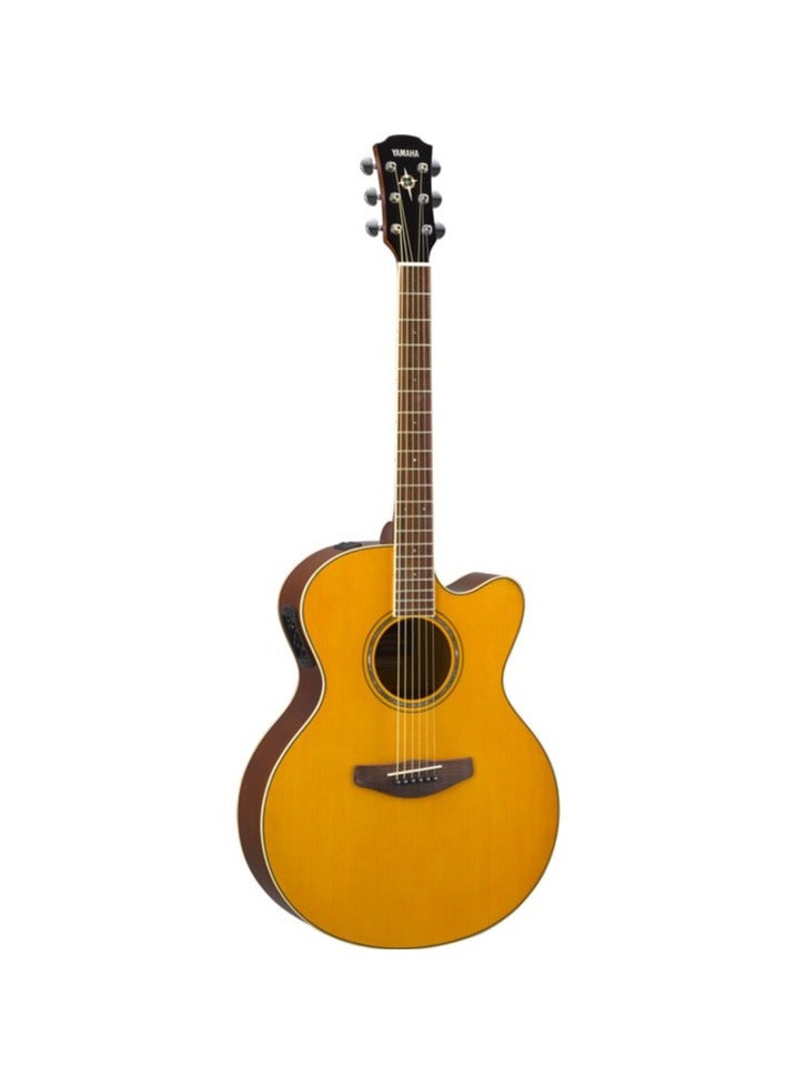 Yamaha CPX600 Electro-Acoustic Guitar In Vintage Tint - Image 1