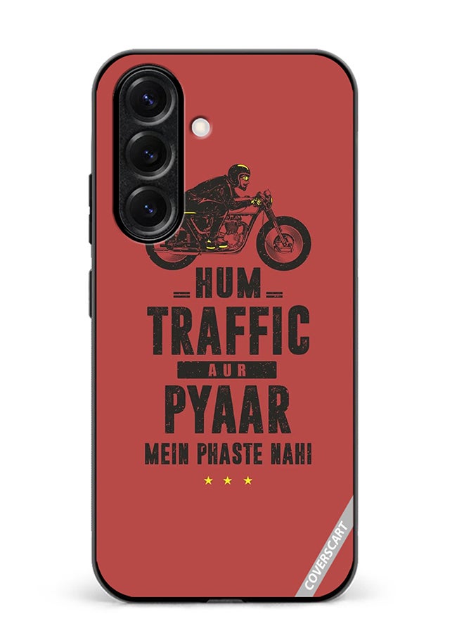 VR CREATIVE Protective Case Cover For Samsung Galaxy A56 Traffic Aur Pyaar Design Multicolour