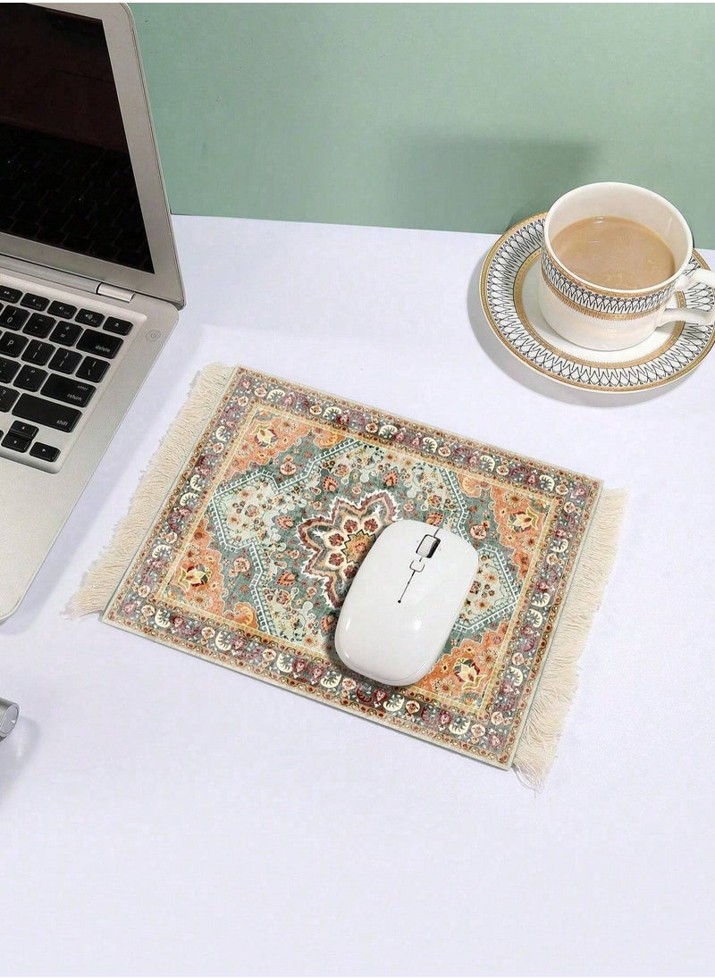 ماركة غير محددة - ماوس باد أنيق بتصميم السجاد العربي متعدد الأستخدامات - Image 1
