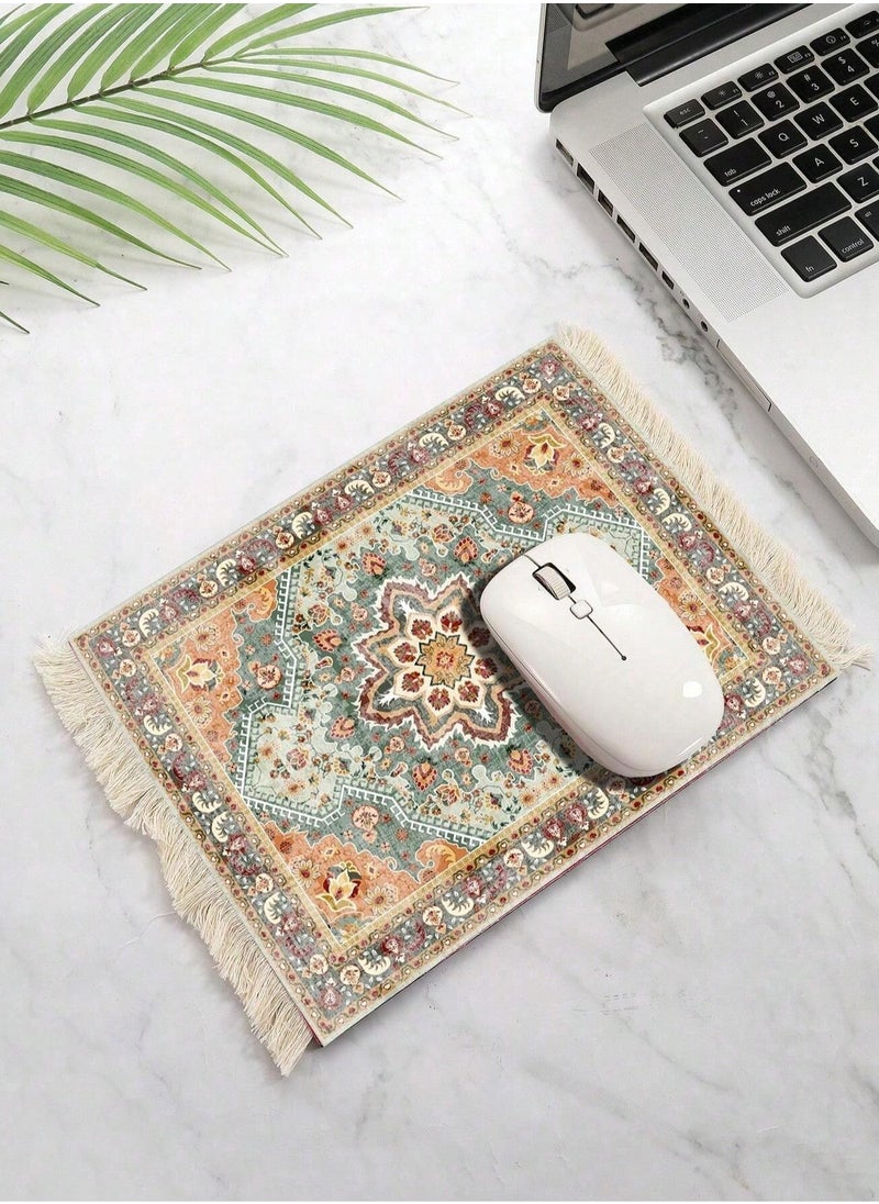 ماركة غير محددة - ماوس باد أنيق بتصميم السجاد العربي متعدد الأستخدامات - Image 1