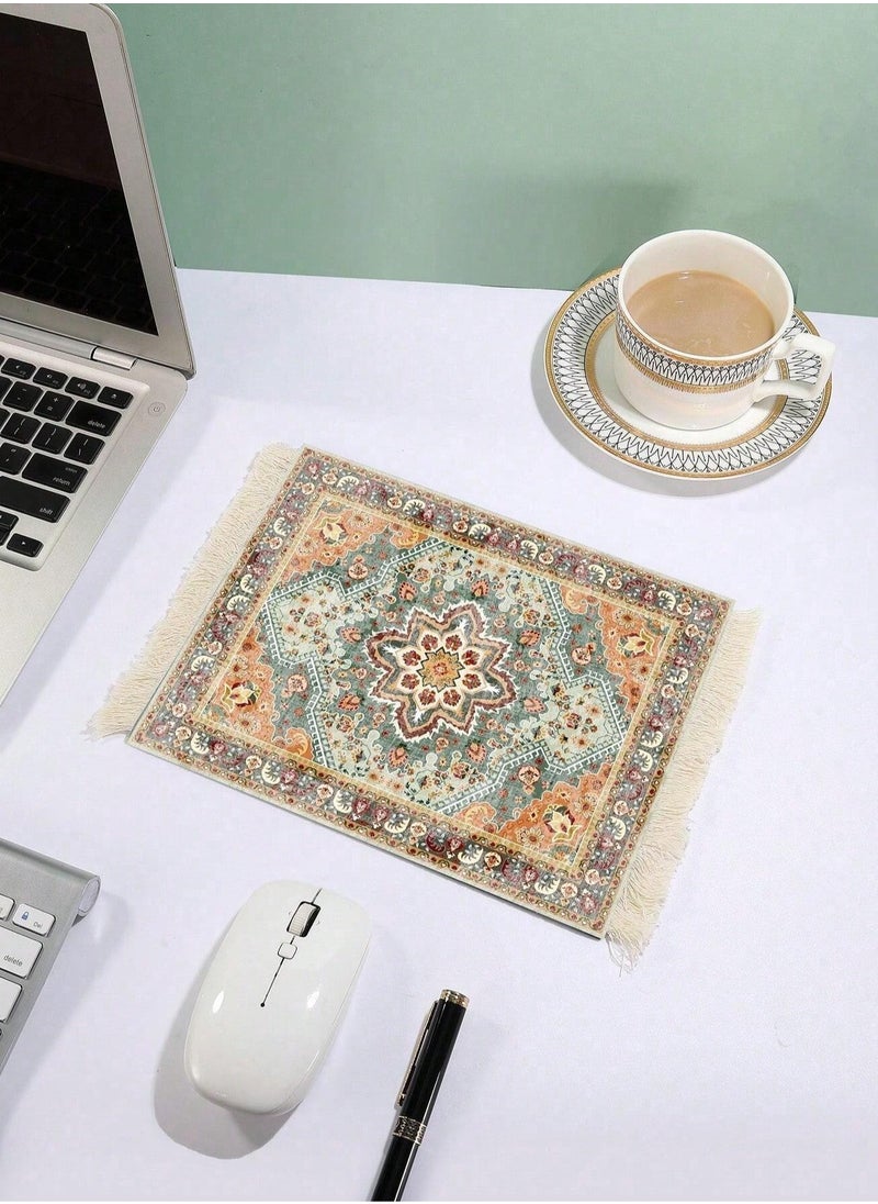 ماركة غير محددة - ماوس باد أنيق بتصميم السجاد العربي متعدد الأستخدامات - Image 1