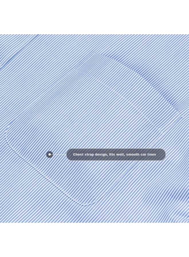 Shanshan Men's Long-sleeve Plaid Shirt, Autumn And Winter Fleece-lined Thickened Shirt, Men's Business Casual Dad Wear - Image 5