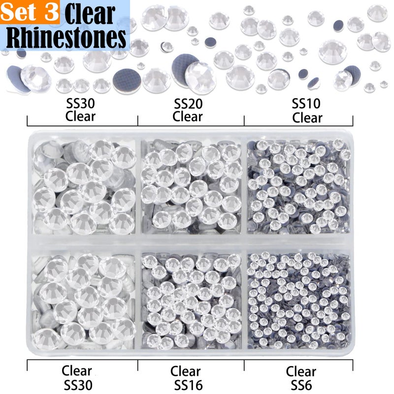 LPBeads 10000pcs Hotfix Rhinestones Flatback Glass Crystal Clear Red AB Crystal and Black Rhinestone with Tweezers and Picking Pen for Crafts Clothes Nail Art - Image 5