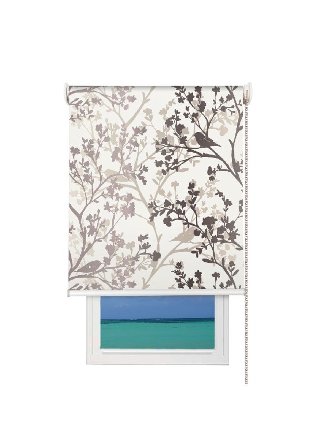 Micasa Easy to Install Printed Roller Blackout Window Blind Brown 150 x 180 cm SACO.RB.BO.150.0180.FLOE