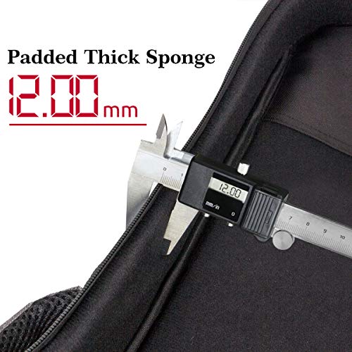 AKLOT 32 inch Gig Bag Carry Handle Case for 30＂ Baritone Ukulele 32" Bass Ukulele Guitalele 12MM Thick Padding with Humidifier - Image 5