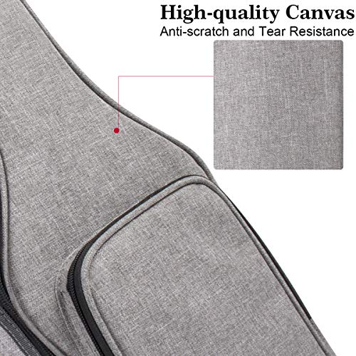 AKLOT 32 inch Gig Bag Carry Handle Case for 30＂ Baritone Ukulele 32" Bass Ukulele Guitalele 12MM Thick Padding with Humidifier - Image 3