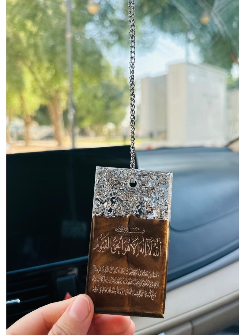 Elegant car hanging ornament crafted from premium resin – a stylish decorative accessory for the car rearview mirror. - Image 2