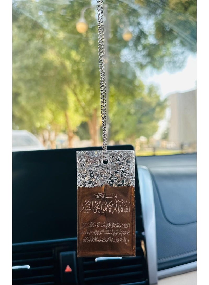 Elegant car hanging ornament crafted from premium resin – a stylish decorative accessory for the car rearview mirror. - Image 1