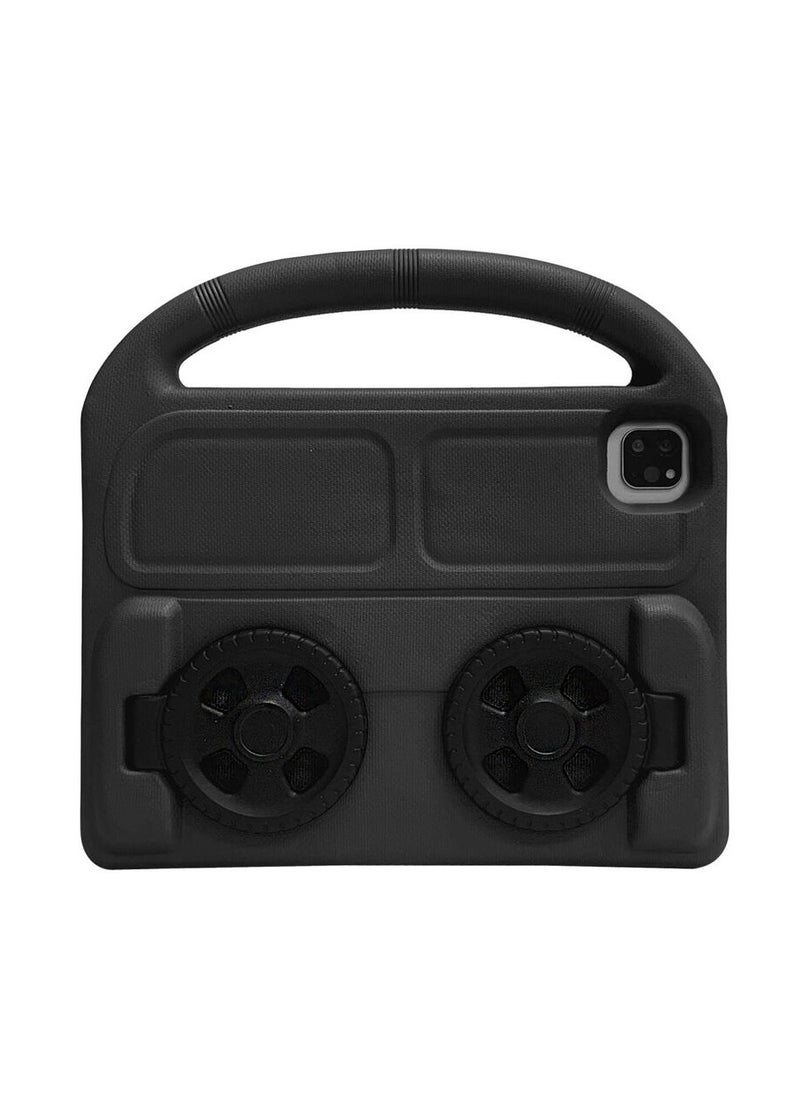 Generic Ipad Air 9.7 Shockproof EVA Foam Case Cover With Wheel Stand For Apple iPad 9.7 inch (6th Gen / 5th Gen) iPad Air 2/ iPad 5/6 Black  - Image 1