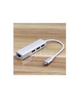 Generic USB-C to 3-Port + RJ45 Adapter Type-C  - Image 2