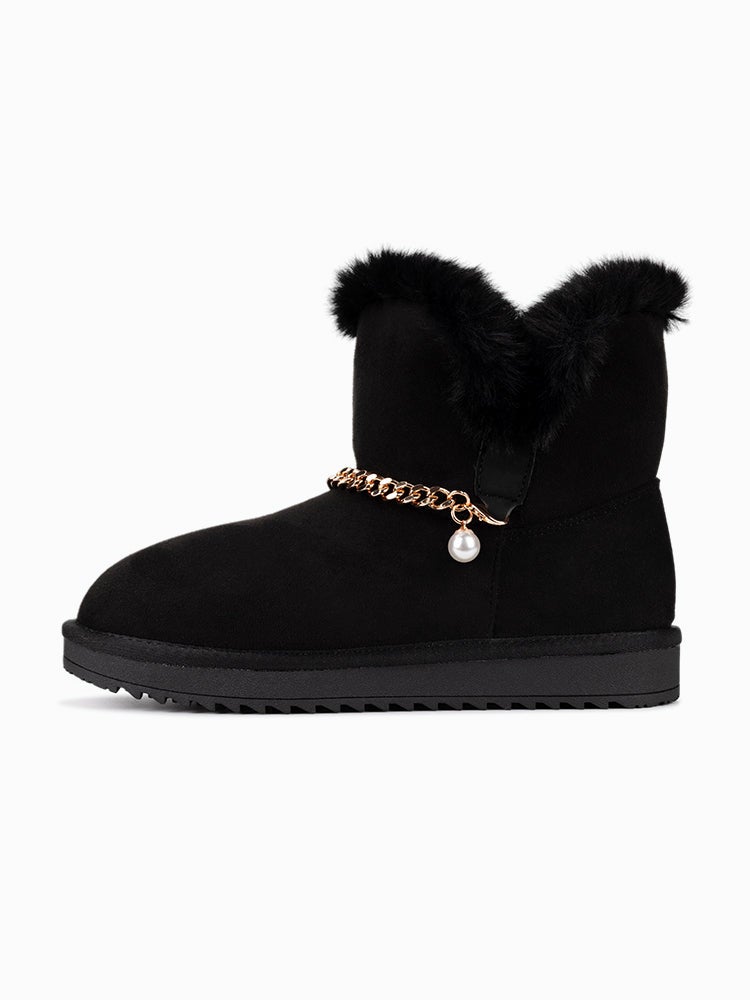 بالابالا حذاء شتوي طويل بسلسلة للبنات - Image 2