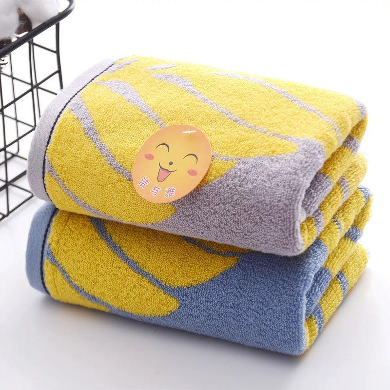 Two couple's pure cotton towels, 100% cotton, for washing face and bathing, household male and female face towels, adult thickened face wiping - Image 5