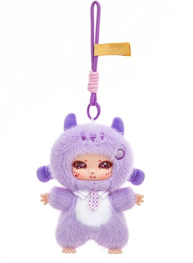 Dreamer Bag Pendant,  Series Vinyl Plush Toy, Doll Height 15 cm (Purple - Rebellious） - Image 2