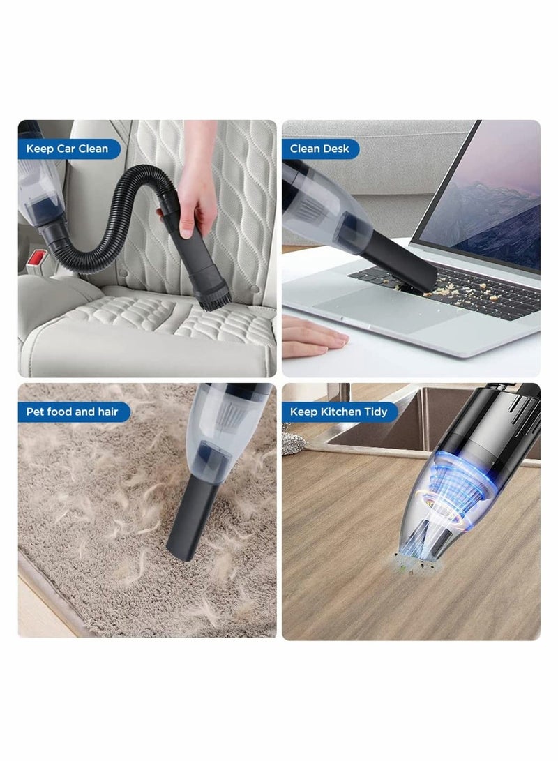 Powerful Mini Cordless Car Vacuum Cleaner, Handheld Rechargeable Dust Buster for Quick Home, Office & Car Cleaning - Image 5