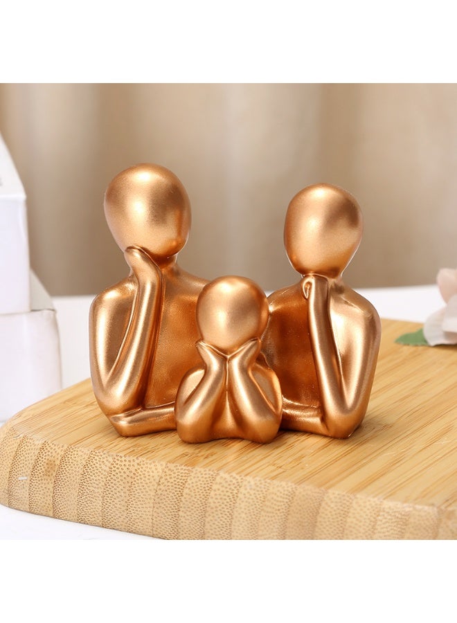 Golden Figure Ornaments Simple Small Ornaments Home Accessories Desktop Decoration Ornaments - Image 2